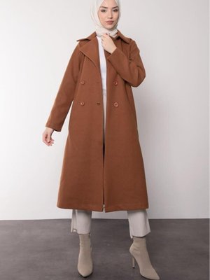 Klasik Kesim Kaşe Kaban Taba