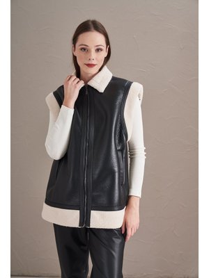 Siyah Kürklü Yelek