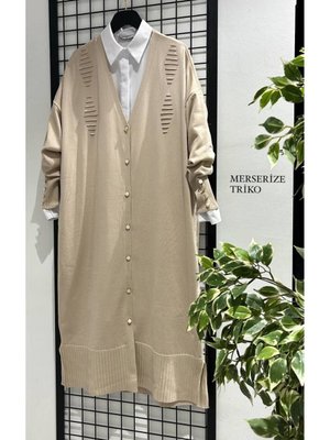 Soğuk İp Merserize Hırka Standart Beden (38 Uyumlu) Soğuk İp Merserize Hırka Standart Beden (38 Uyumlu)