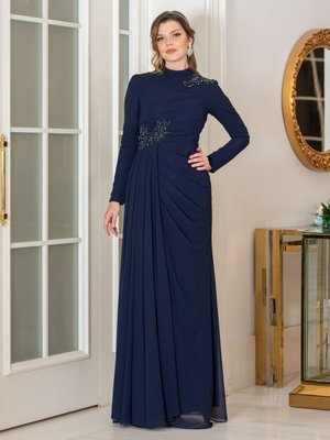 Lacivert Mayda Abiye Lacivert Mayda Abiye