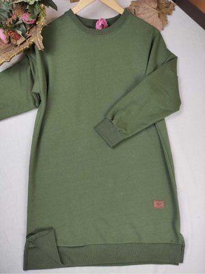 İki İplik Pamuk Penye Tesettür Tunik Sweatshirt İki İplik Pamuk Penye Tesettür Tunik Sweatshirt