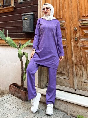 İkili Takım Koyu Lila