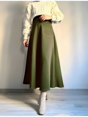 Puf Scuba Kloş Etek Puf Scuba Kloş Etek