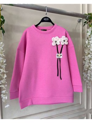 Şahin Aksesuarlı Armalı Üç İplik Sweat