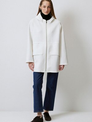 Kapüşonlu Puf Scuba Ceket