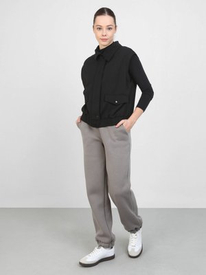 Gri Şardonlu Jogger Pantolon Gri Şardonlu Jogger Pantolon