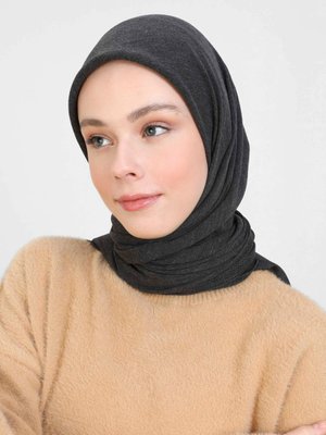 Antrasit Büyük Boy Pamuk Eşarp