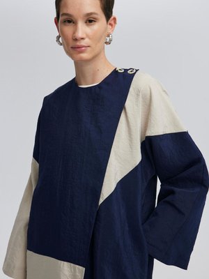 Blok Renkli Kupra Trençkot