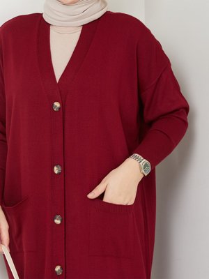 Harika Yumuşacık Hafif Yarasa Kol Triko Hırka