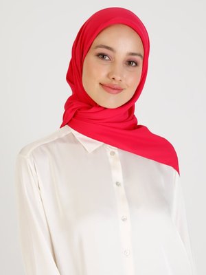 Fuşya Krep Eşarp