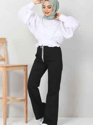 I?spanyol Paça Kot Pantolon Siyah I?spanyol Paça Kot Pantolon Siyah