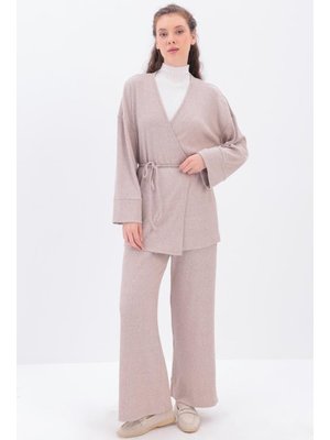 Vizon Krovaze Pantolonlu Takım