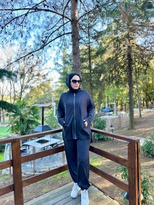 Antrasit Gri Kumaş İkili Takım