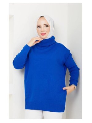 Balıkçi Yaka Cepli Triko Tunik