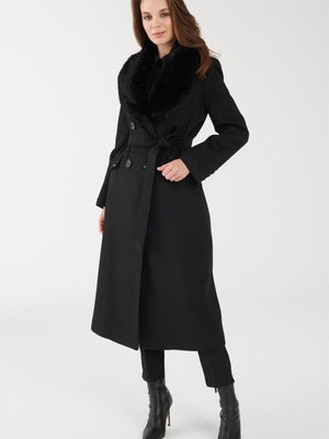 Yaka Kürk Detaylı Kaban