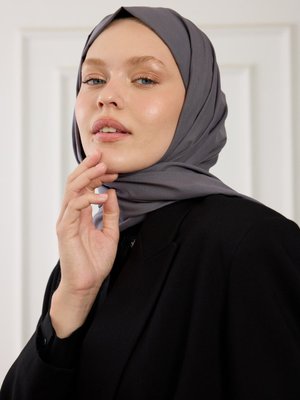 Antrasit Pure Pamuk Şal