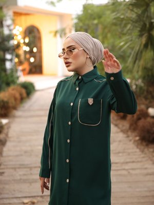 Kadın Tesettür Takım İkilli Gömlek Pantalon