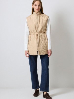 Fermuarlı Kapitone Yelek