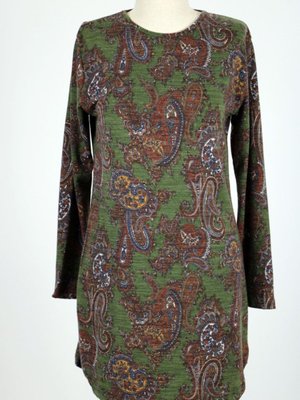 Yeşil Desenli Annne Tunik