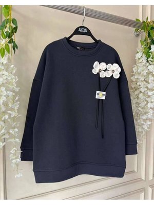 Şahin Aksesuarlı Armalı Üç İplik Sweat