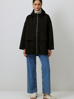 Kapüşonlu Puf Scuba Ceket