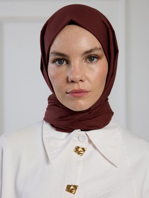 Pure Pamuk Şal Çikolata