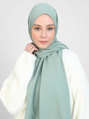 Mint Pamuk Cazz Şal