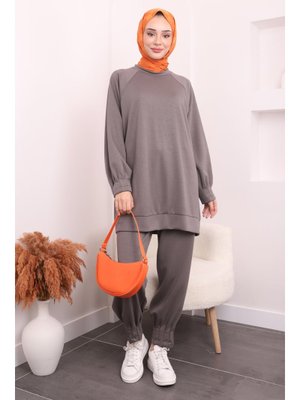 Füme Kol Ve Paça Nervürlü Oys Takım