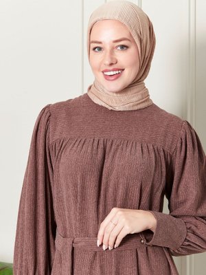 Fitilli Örgü İnce Kadife Kumaş Kemerli Kuşaklı Kışlık Göğüs Üstü Robadan Prenses Kol Elbise Fitilli Örgü İnce Kadife Kumaş Kemerli Kuşaklı Kışlık Göğüs Üstü Robadan Prenses Kol Elbise