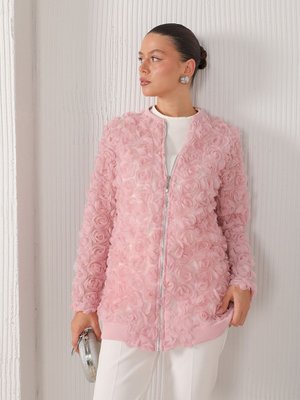 Pudra Güllü Ceket