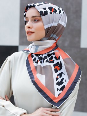 Şal Evi Toprak Twill Eşarp Renkli Şal Evi Toprak Twill Eşarp Renkli