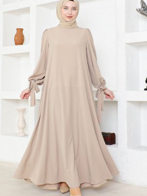 Kadın Moda Giyim Tesettür Elbise Ferace