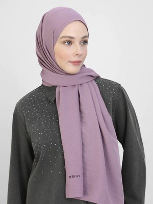 Lila Pamuk Cazz Şal