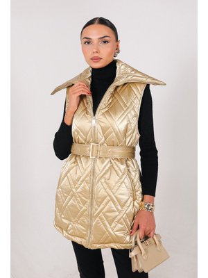 Gold Şişme Varaklı Yelek