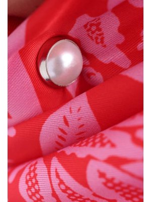 Eşarp Ve Şal Mıknatısı Beyaz İnci