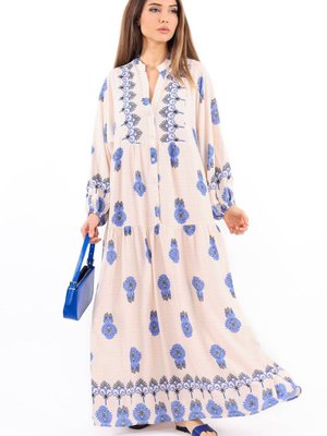 Prive Bella Viskon Maksi Boy Elbise