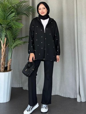 Nepa Taşlı Scuba Takım Siyah