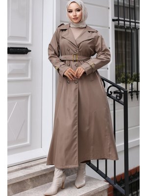 Vizon Kuşaklı Trençkot