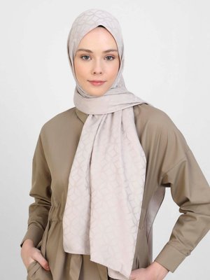 Kumsal Diamond Yaprak Desen Şal