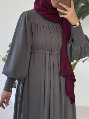 Ece Triko Elbise Antrasit Ece Triko Elbise Antrasit