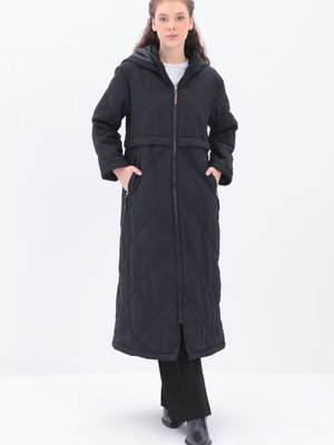 Kapüşonlu Kapitone Mont Kapüşonlu Kapitone Mont