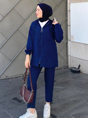 Bonita Fermuarlı Scuba Takım