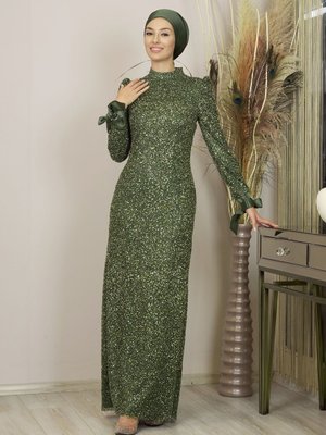 Haki Sultan Abiye Elbise Haki Sultan Abiye Elbise