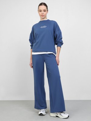 Bol Örme Pantolon İndigo Bol Örme Pantolon İndigo