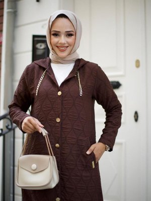 Kapitone Kapşonlu Kap