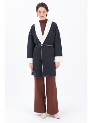 Siyah Süet Welsoft Kaban