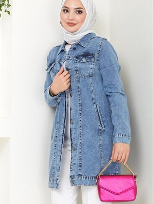 Klasik Kot Ceket Mavi Klasik Kot Ceket Mavi