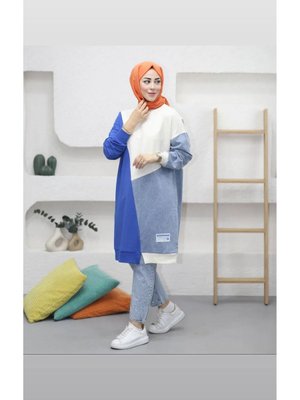 Kot Detaylı Uzun Tunik Sewat