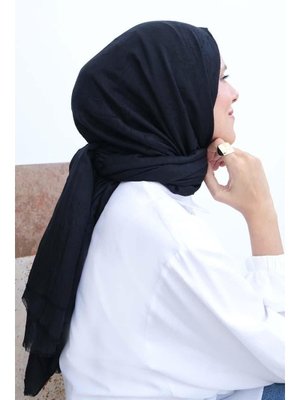 Siyah Bambu Kraş Şal