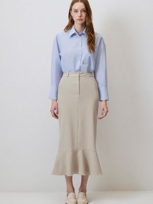 Ucu Pileli Krep Etek